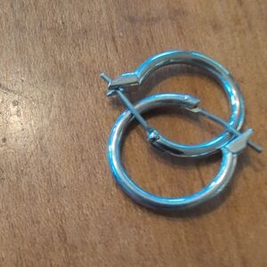 Silver Hoop Earrings